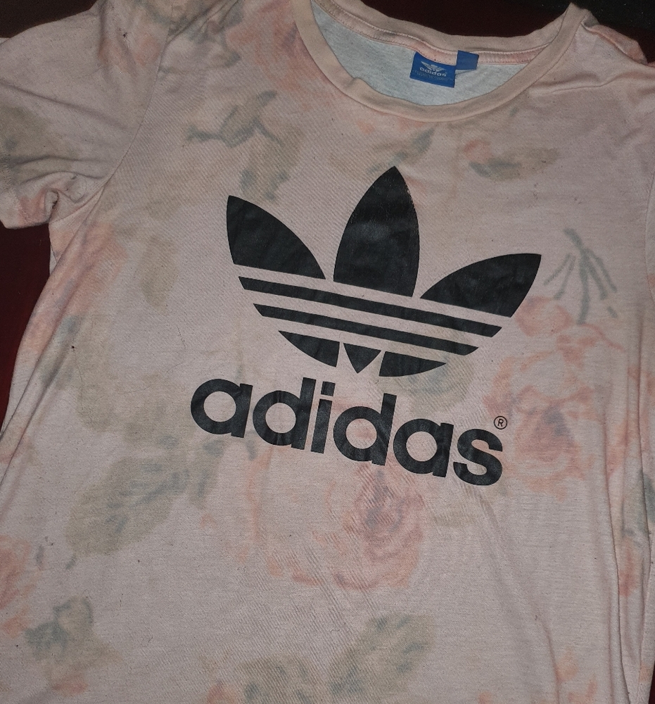 Authentic Rare Adidas Floral T-Shirt
